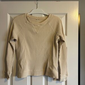 The North Face Women's Cream Waffle Knit Sweater
